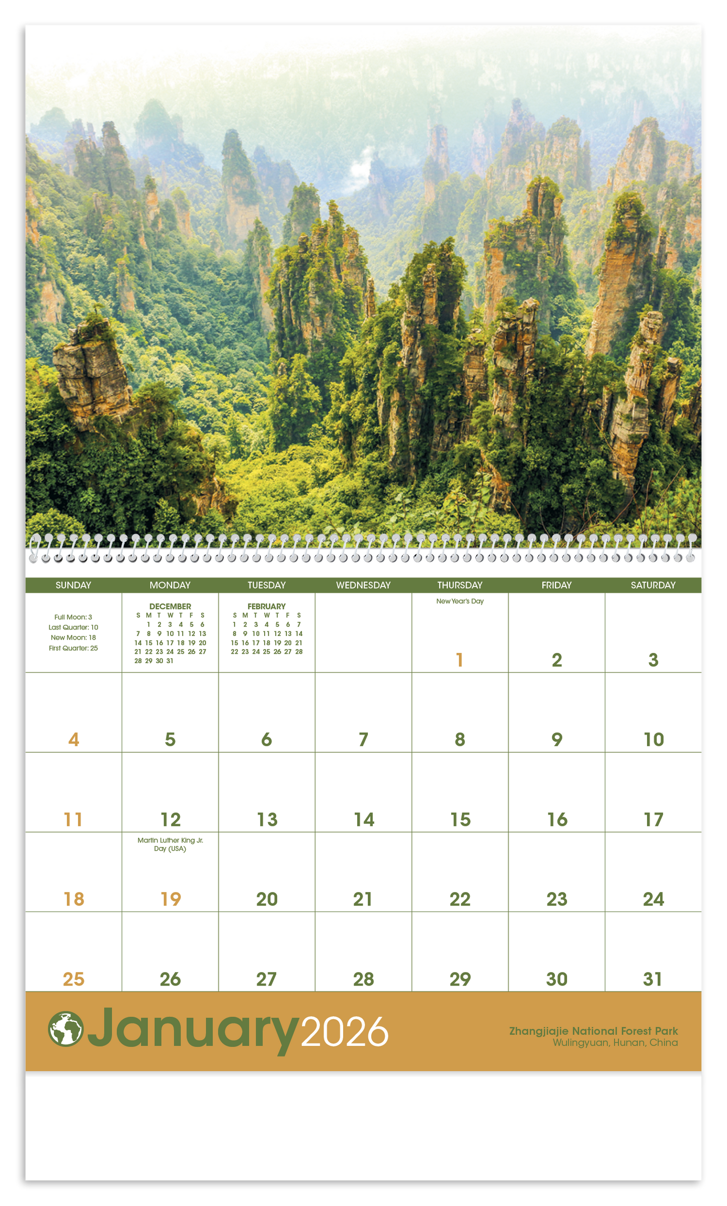 Triumph Calendars World Scenic Calendar-1712