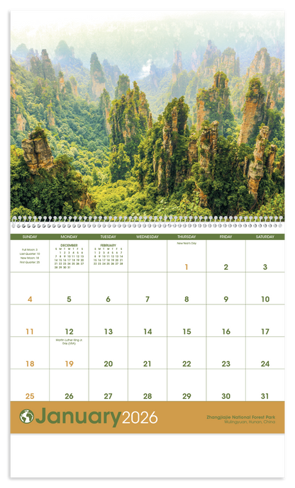 Triumph Calendars World Scenic Calendar-1712