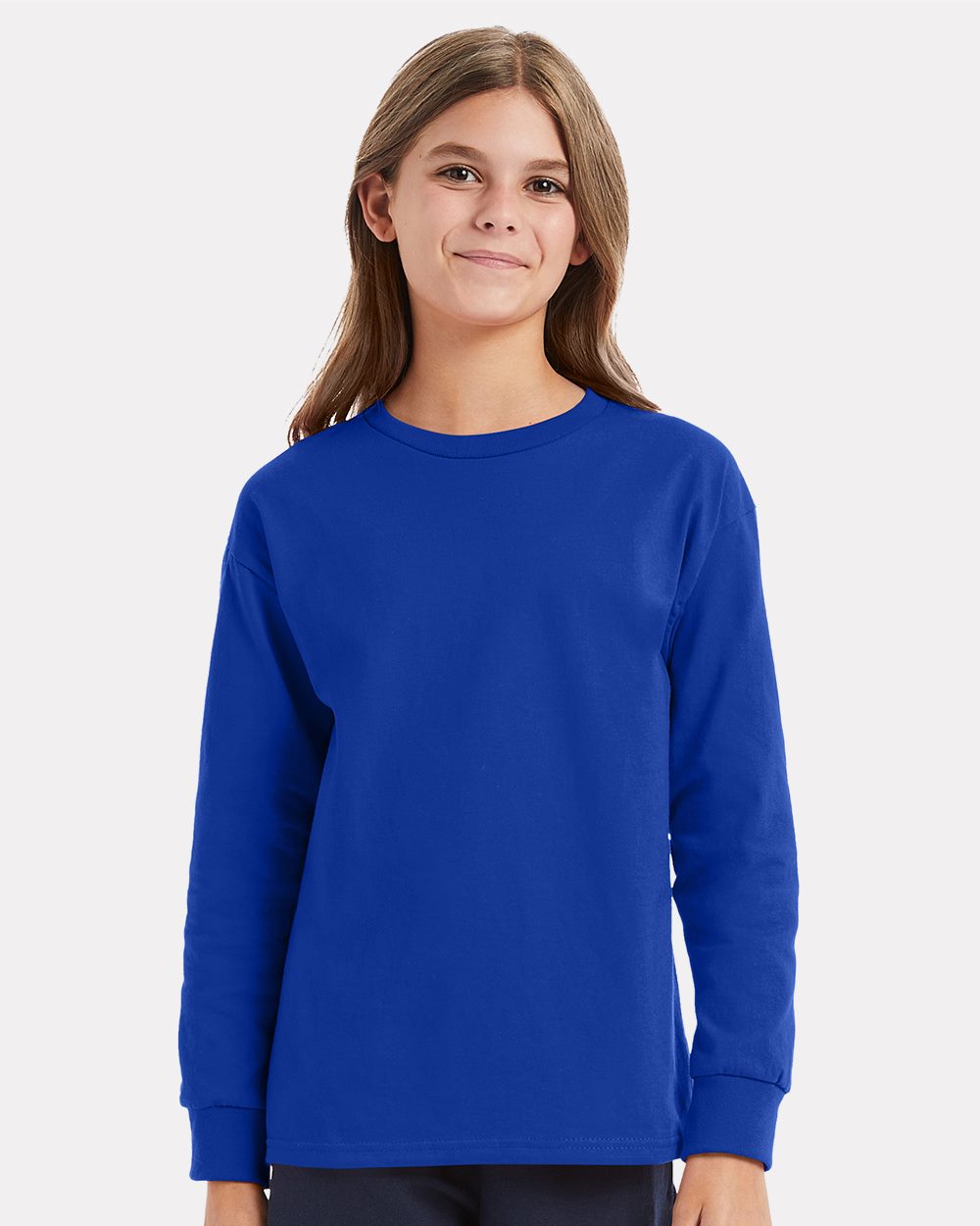 Hanes Authentic Youth Long Sleeve T-Shirt - 5546