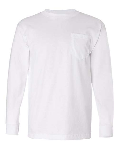 Unisex USA-Made Long Sleeve Pocket T-Shirt