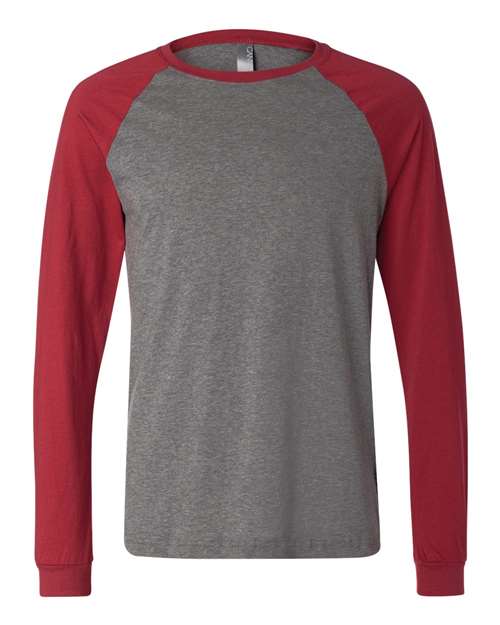 Men's Long Sleeve Jersey Baseball Tee