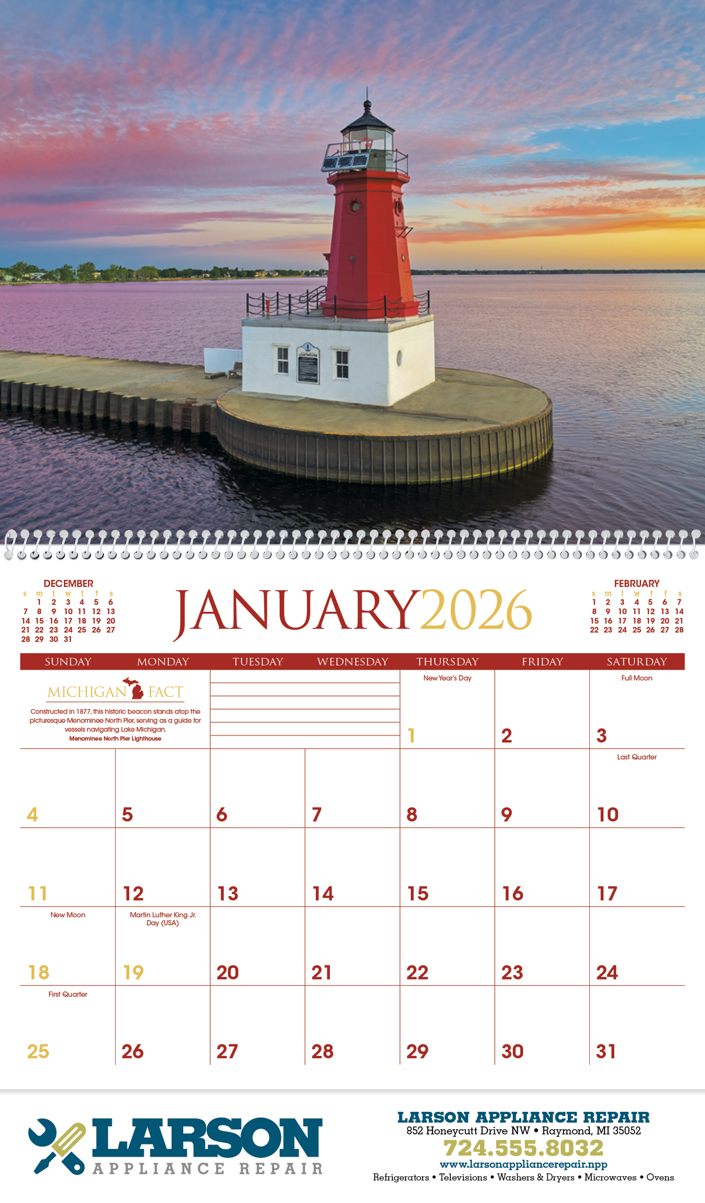 Triumph Calendars Michigan Calendar-1771