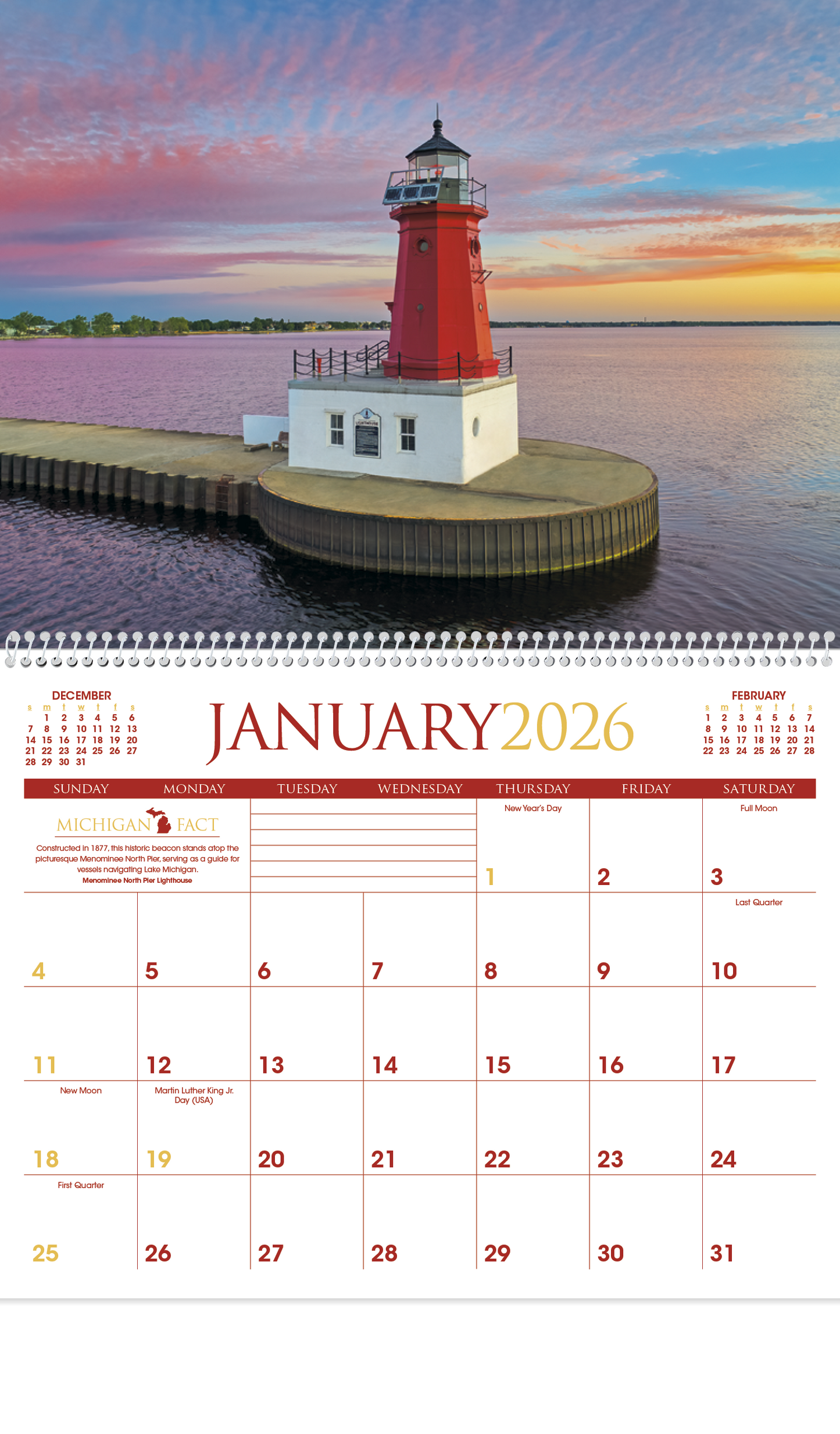 Triumph Calendars Michigan Calendar-1771