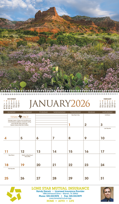 Triumph Calendars Texas Calendar-1792