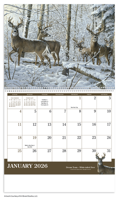 Triumph Calendars Wildlife Art Calendar-1800