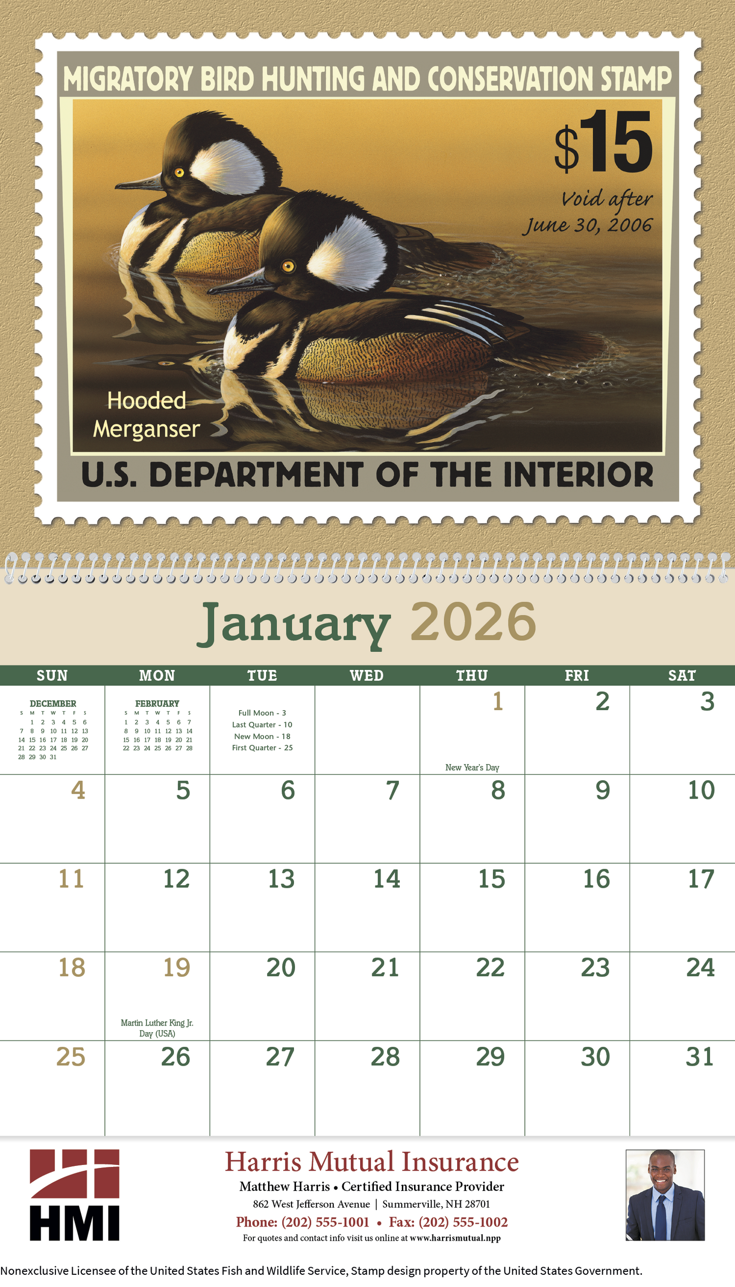 Triumph Calendars Duck Stamps Calendar-1809