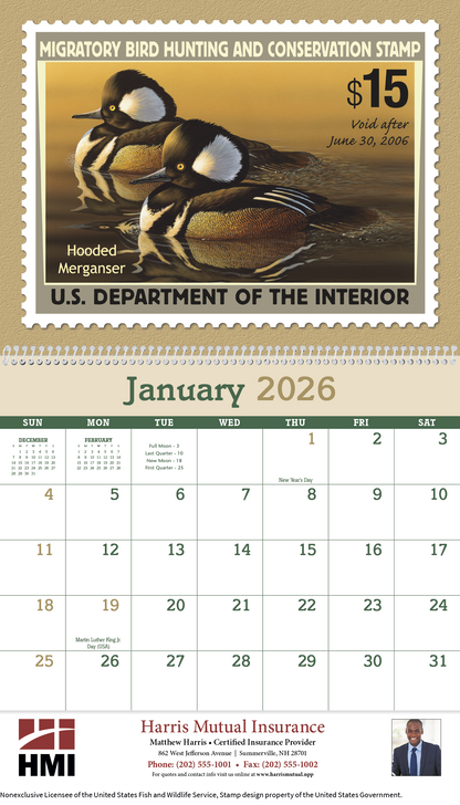 Triumph Calendars Duck Stamps Calendar-1809
