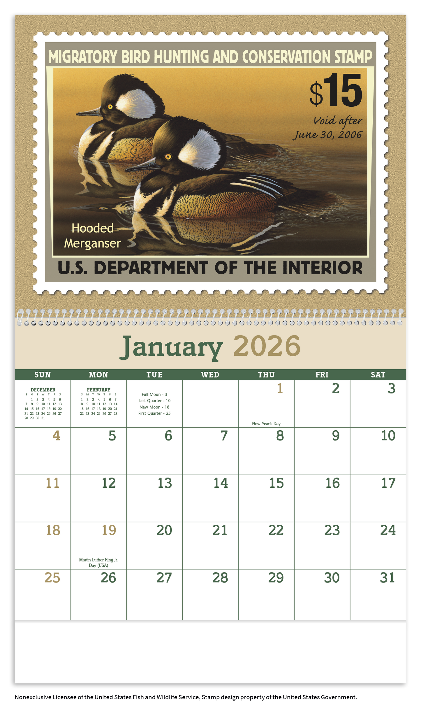 Triumph Calendars Duck Stamps Calendar-1809
