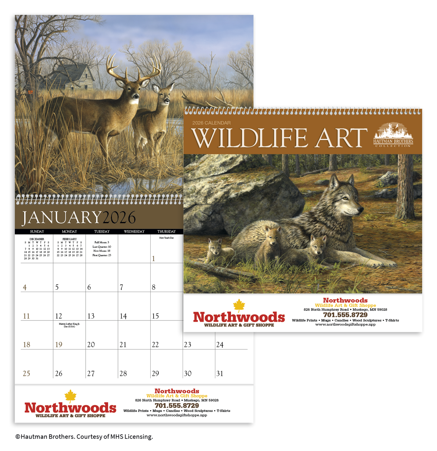 Triumph Calendars Wildlife Art by the Hautman Brothers Calendar-1811