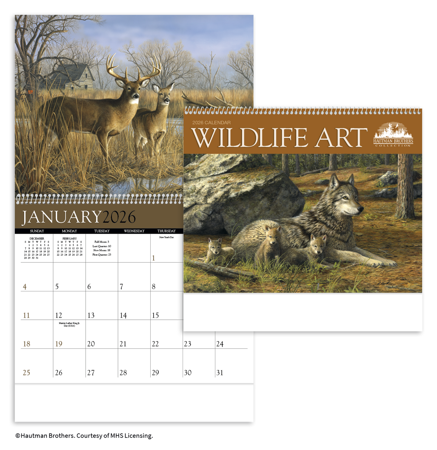 Triumph Calendars Wildlife Art by the Hautman Brothers Calendar-1811