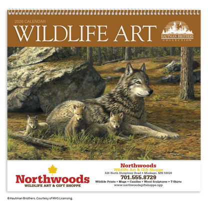 Triumph Calendars Wildlife Art by the Hautman Brothers Calendar-1811