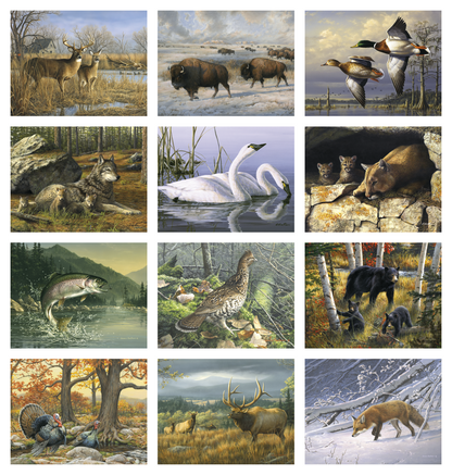 Triumph Calendars Wildlife Art by the Hautman Brothers Calendar-1811