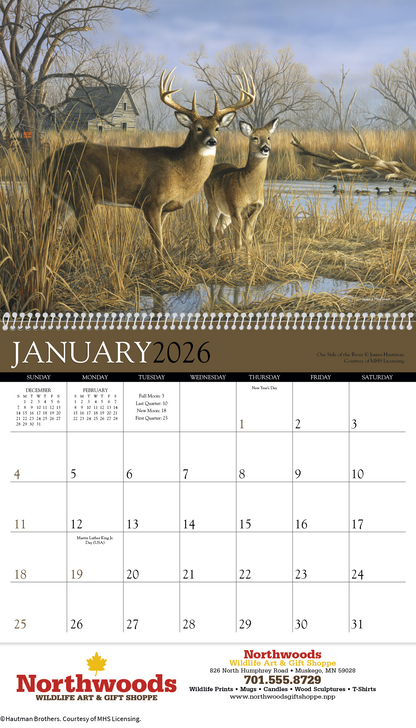Triumph Calendars Wildlife Art by the Hautman Brothers Calendar-1811