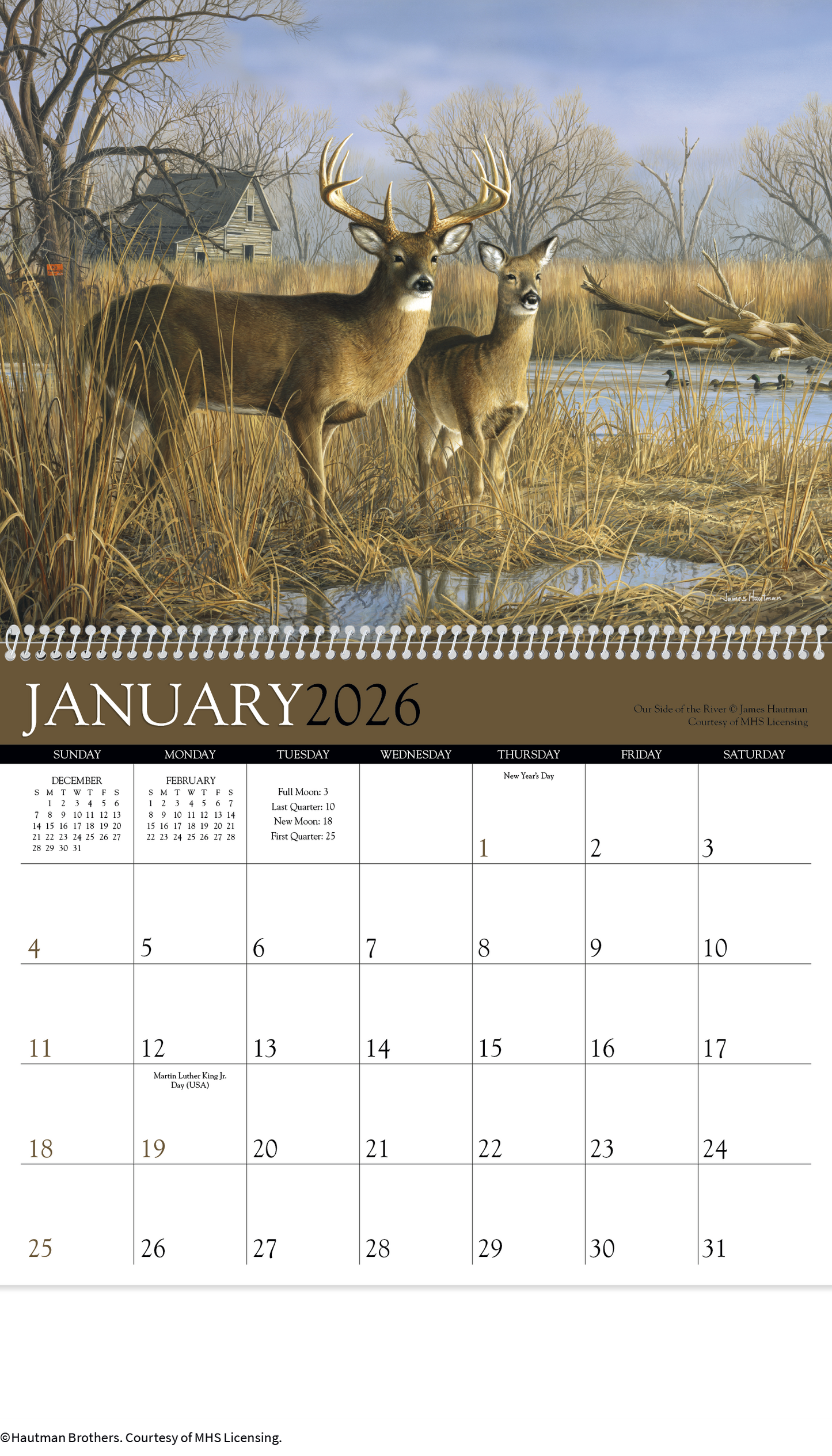 Triumph Calendars Wildlife Art by the Hautman Brothers Calendar-1811