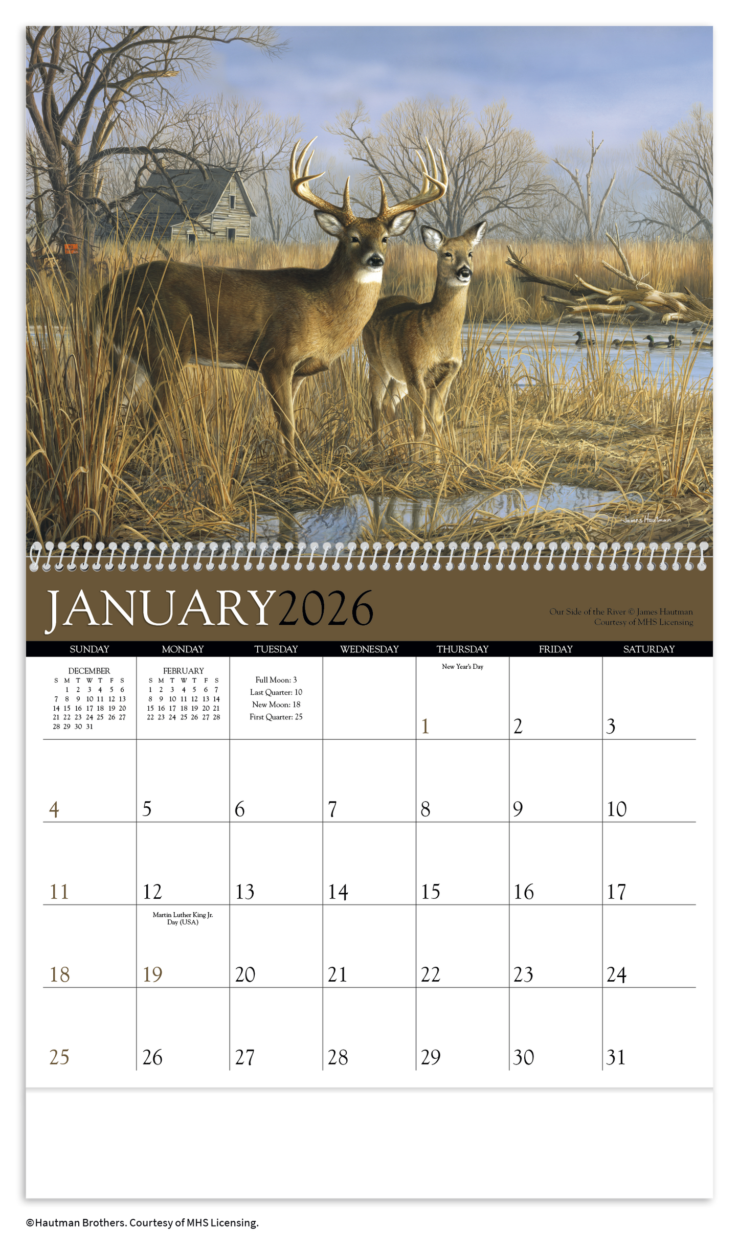 Triumph Calendars Wildlife Art by the Hautman Brothers Calendar-1811