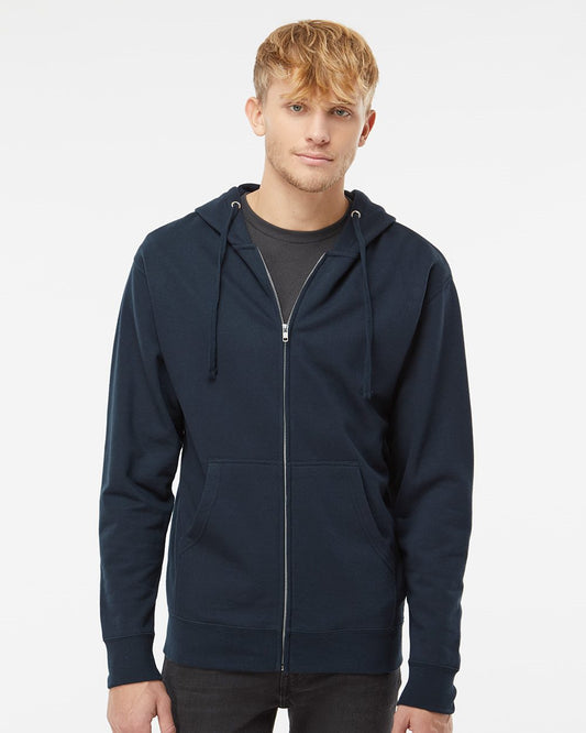 Independent Trading Co. Midweight Full-Zip Hooded Sweatshirt - SS4500Z