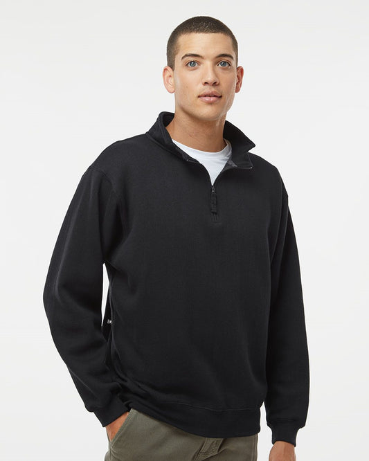 J. America Heavyweight Fleece Quarter-Zip Sweatshirt - 8634