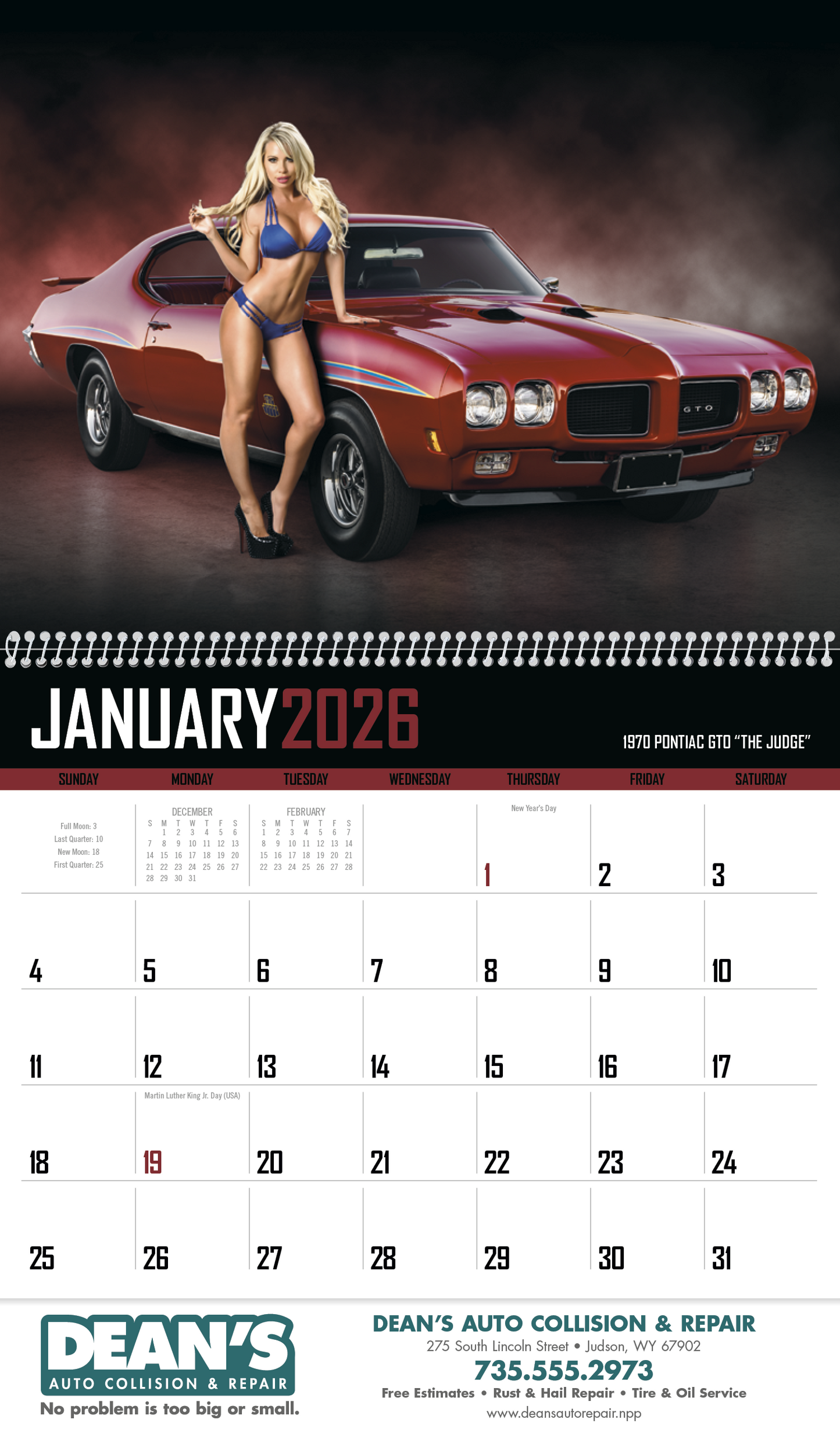 Triumph Calendars American Muscle Calendar-1854