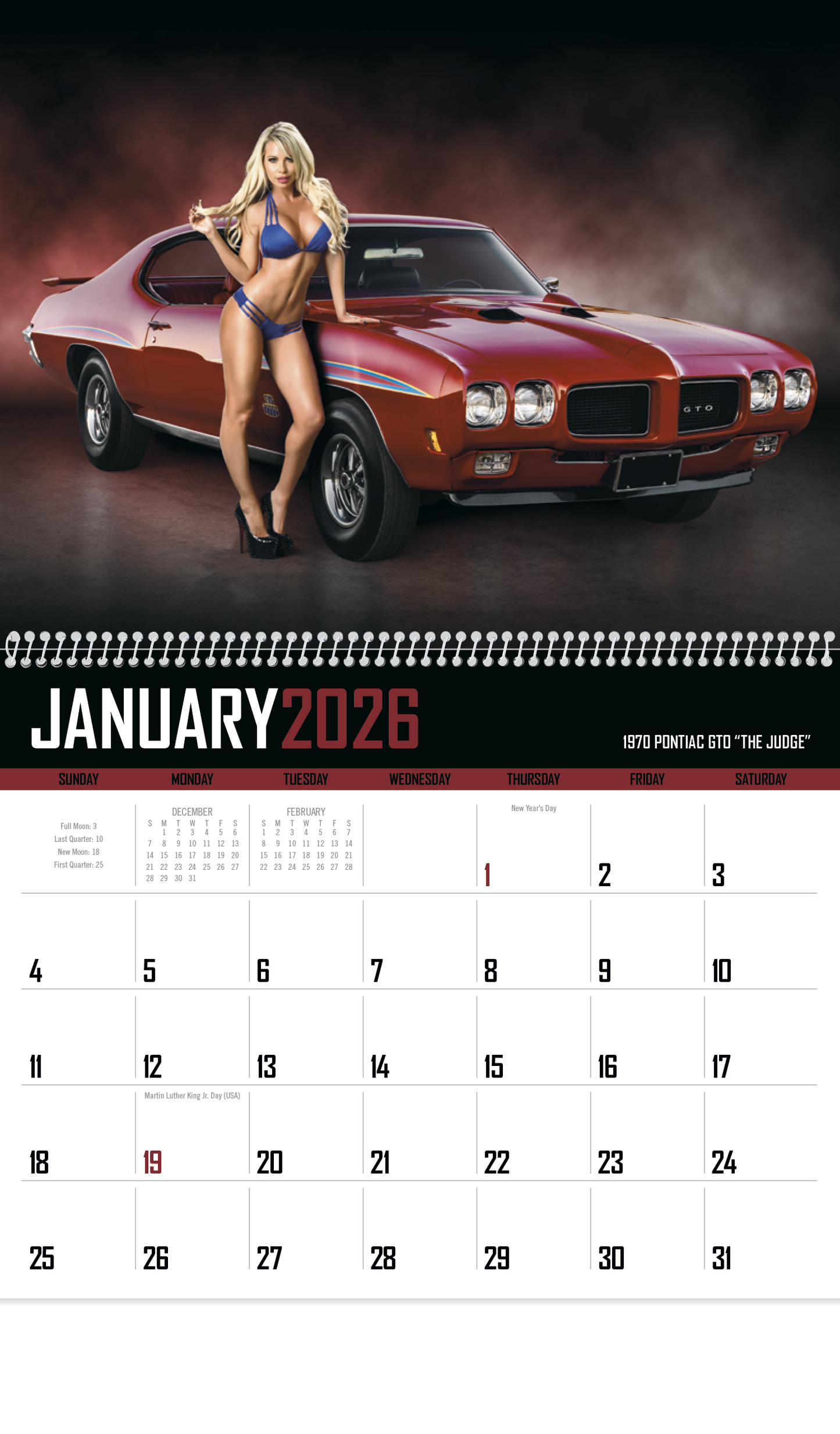 Triumph Calendars American Muscle Calendar-1854
