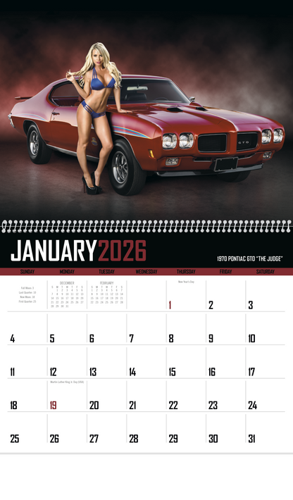 Triumph Calendars American Muscle Calendar-1854