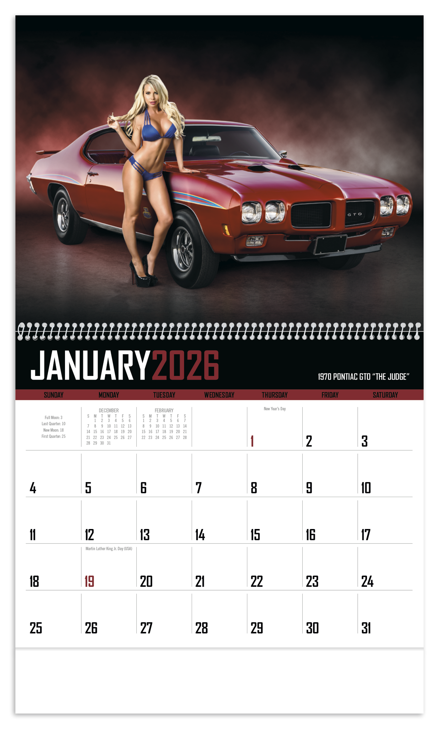Triumph Calendars American Muscle Calendar-1854