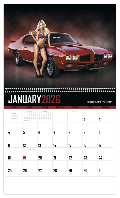 Triumph Calendars American Muscle Calendar-1854
