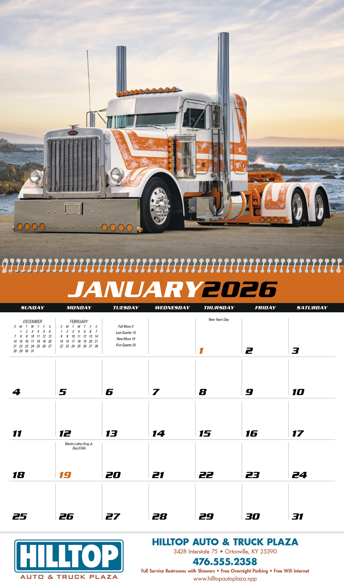 Triumph Calendars Big Rigs Calendar-1855