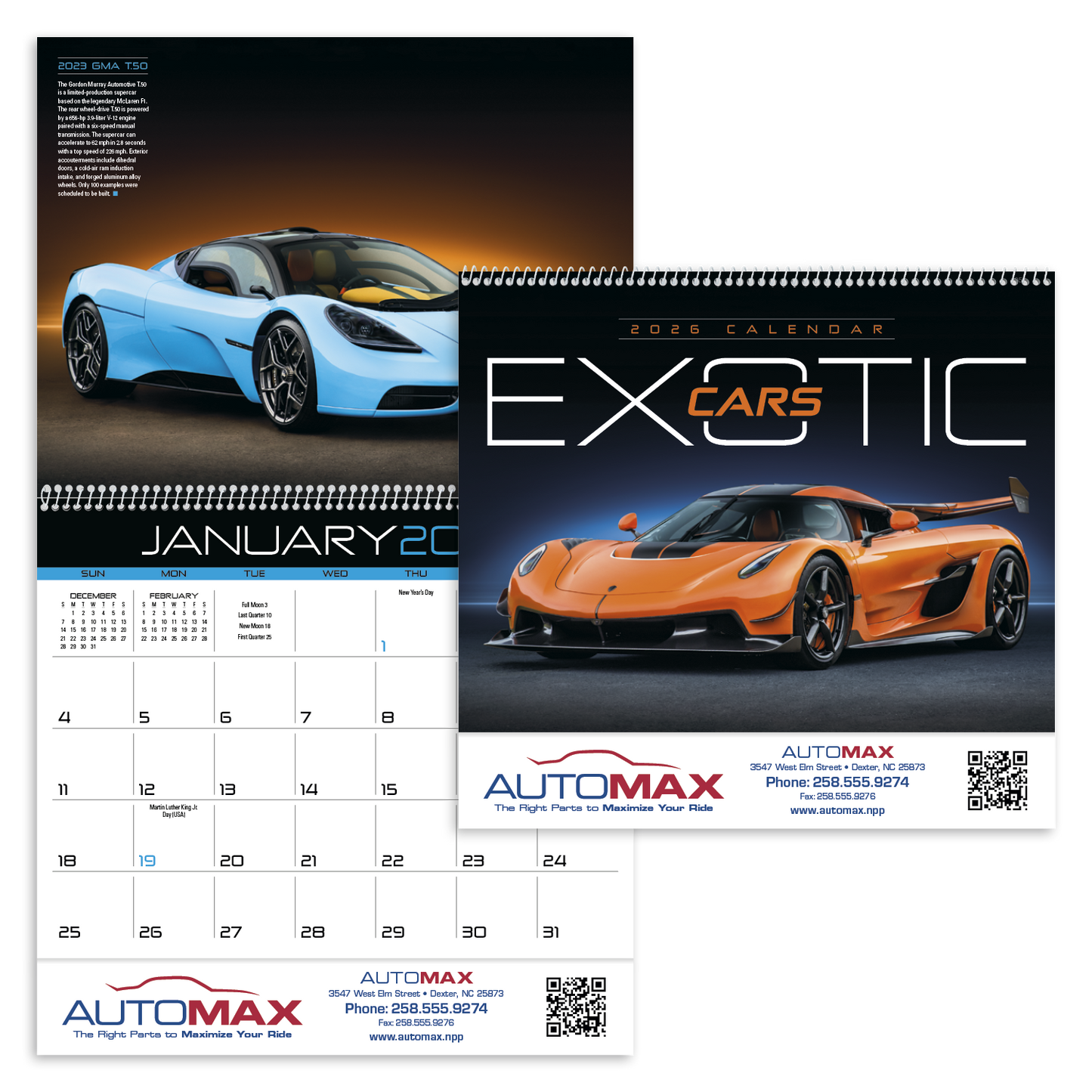 Triumph Calendars Exotic Cars Calendar-1859