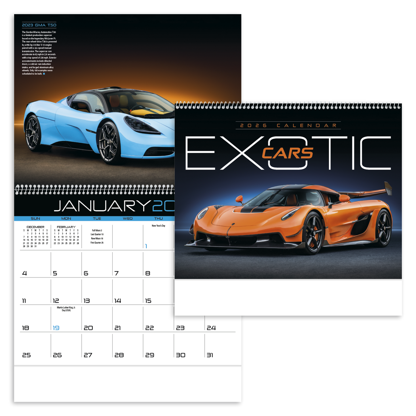 Triumph Calendars Exotic Cars Calendar-1859