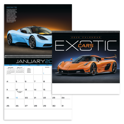 Triumph Calendars Exotic Cars Calendar-1859