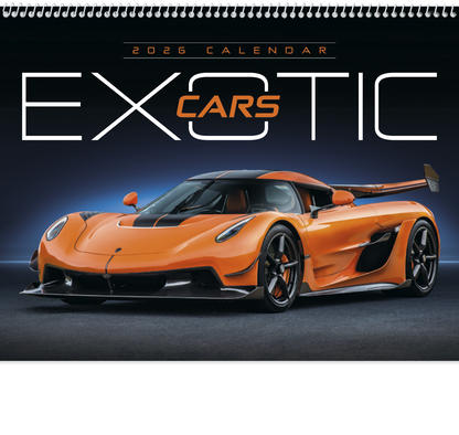Triumph Calendars Exotic Cars Calendar-1859