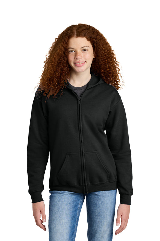 Gildan? Youth Heavy Blend? Full-Zip Hooded Sweatshirt.
