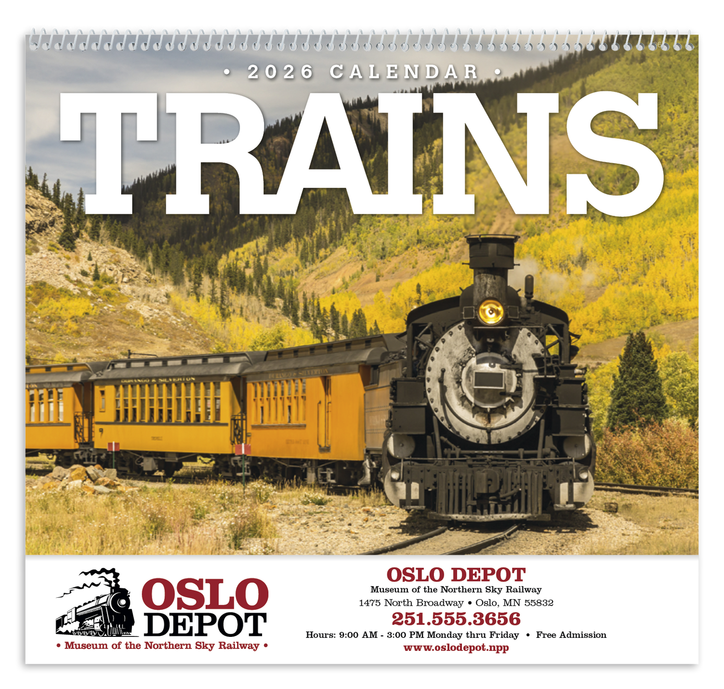 Triumph Calendars Trains Calendar-1860