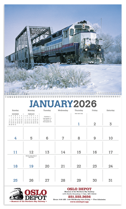 Triumph Calendars Trains Calendar-1860