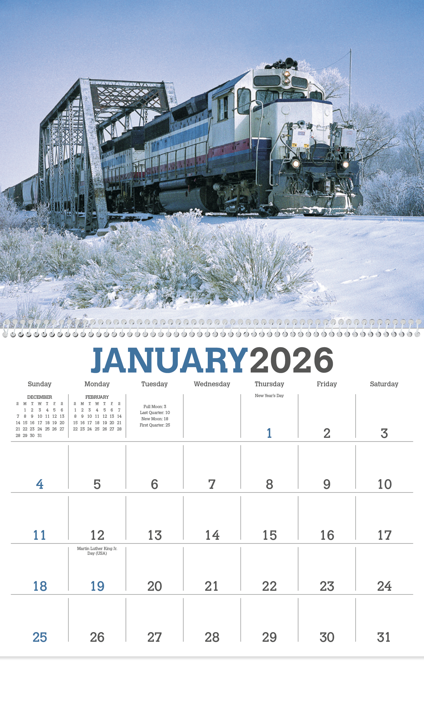 Triumph Calendars Trains Calendar-1860