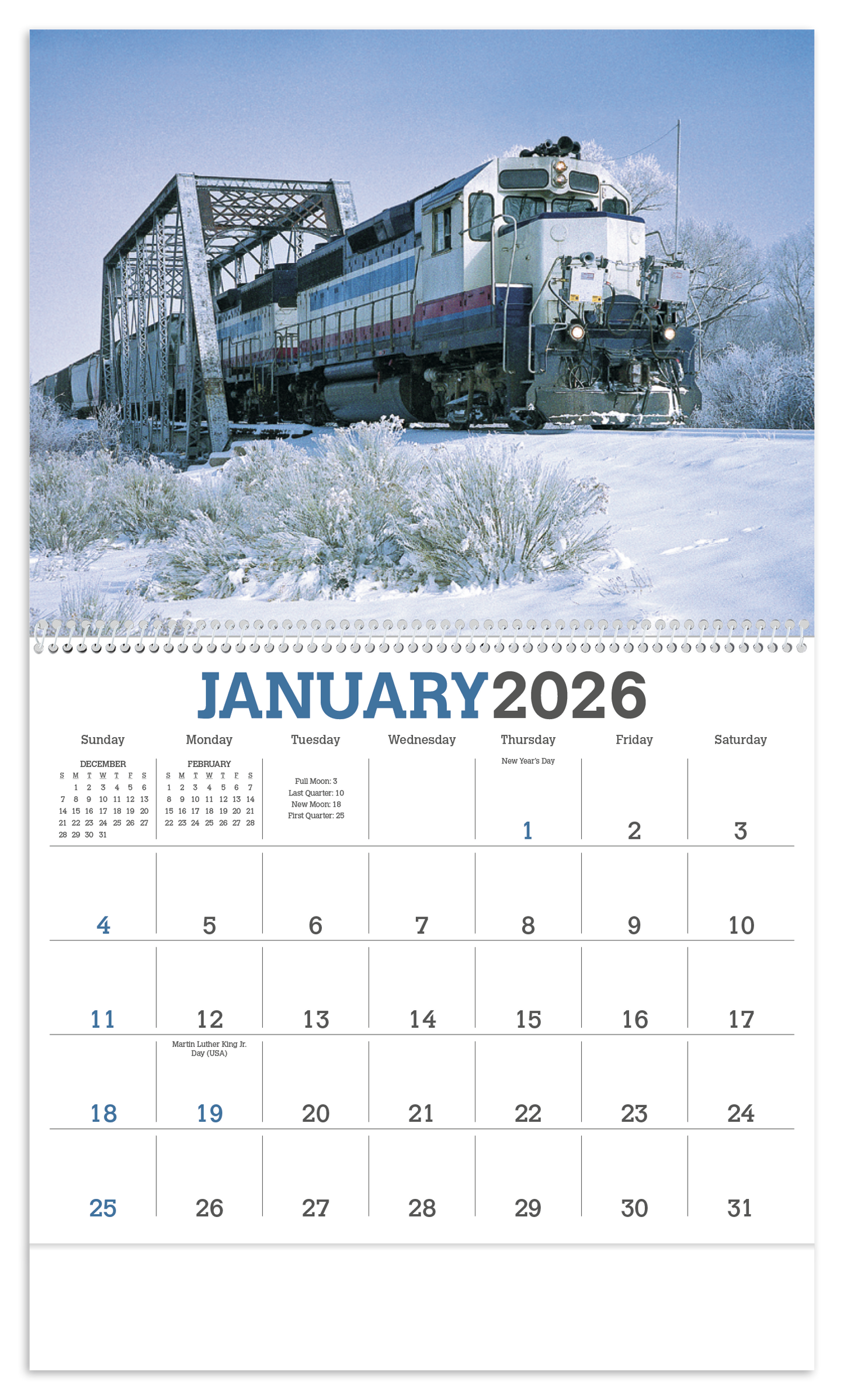 Triumph Calendars Trains Calendar-1860
