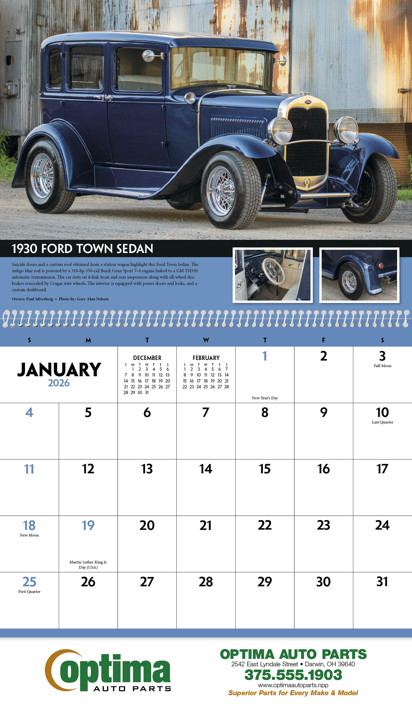 Triumph Calendars Street Rods Calendar-1861