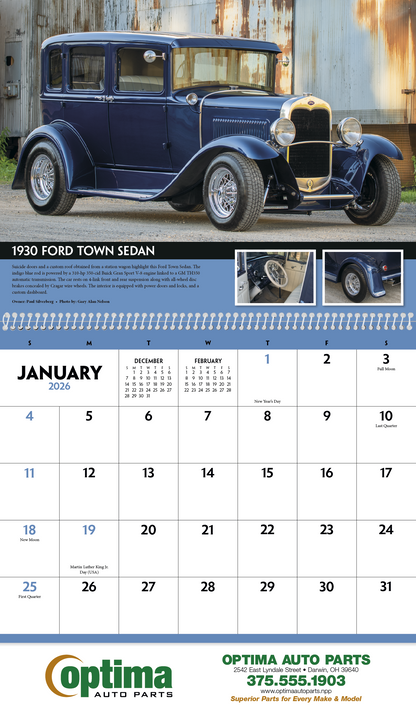 Triumph Calendars Street Rods Calendar-1861