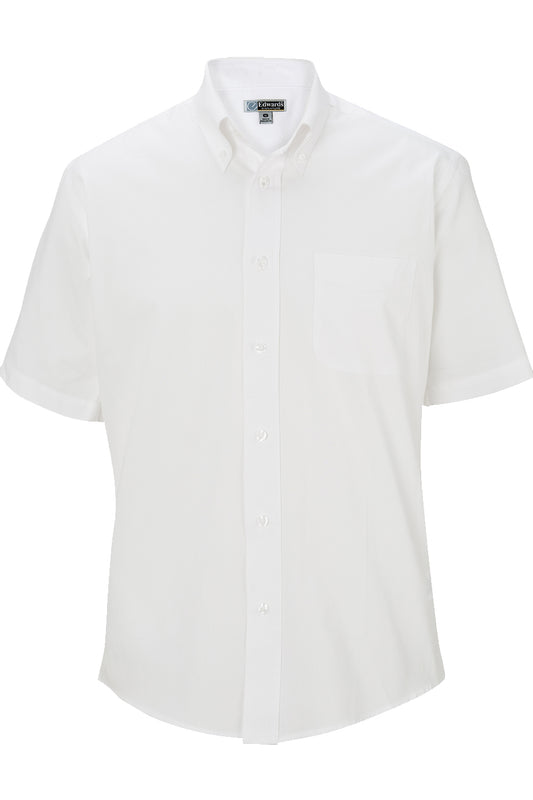 Pinpoint Oxford Short Sleeve Mens Shirt - 1925