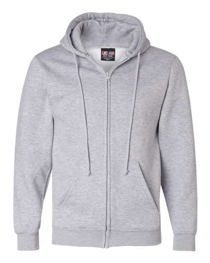 Unisex USA-Made Full-Zip Hooded Sweatshirt
