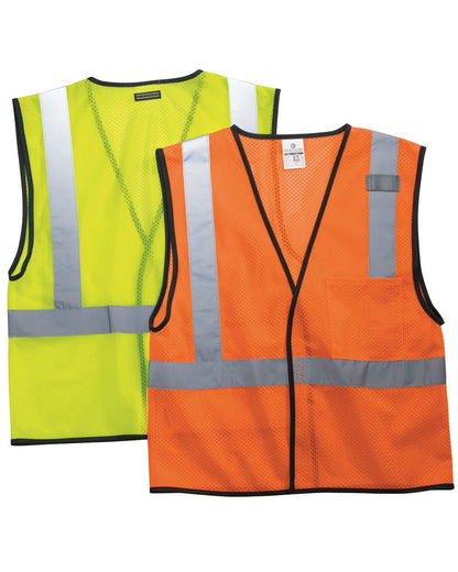 Kishigo Economy Single Pocket Hook-and-Loop Mesh Vest - 1193-1194