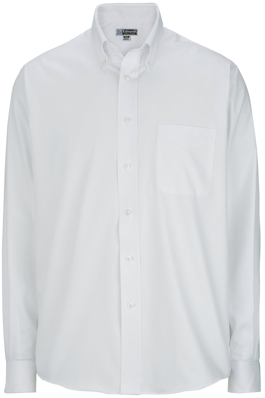 Pinpoint Oxford Long Sleeve Mens Shirt - 1975