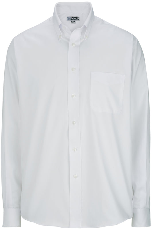 Pinpoint Oxford Long Sleeve Mens Shirt - 1975
