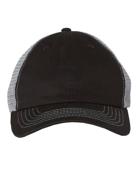 Valucap Contrast-Stitch Mesh-Back Cap - 3100