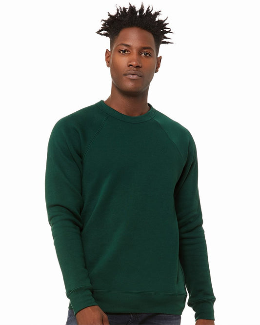 BELLA + CANVAS Sponge Fleece Raglan Crewneck Sweatshirt - 3901