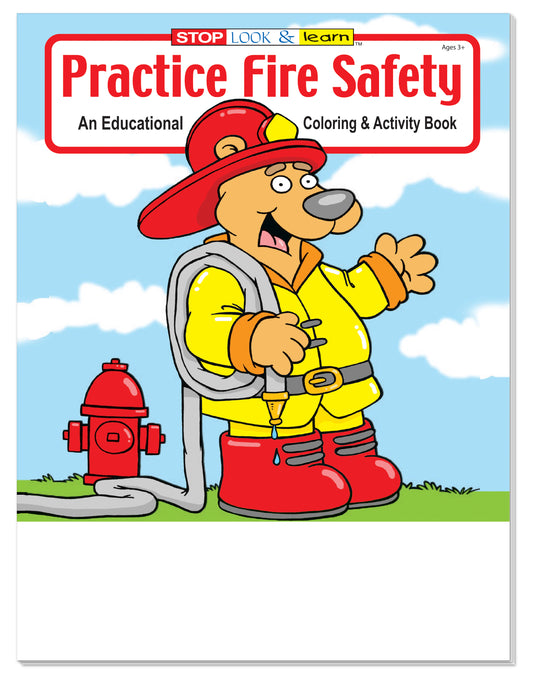 Coloring Book Practice Fire Safety-20626