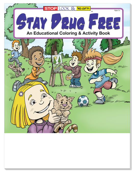 Coloring Book Stay Drug Free-20629
