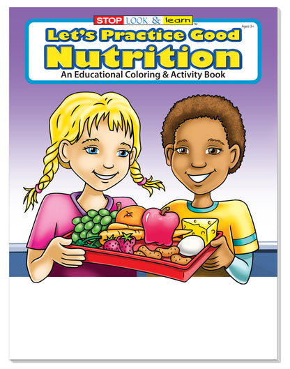 Coloring Book Lets Practice Good Nutrition-20636