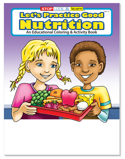 Coloring Book Lets Practice Good Nutrition-20636