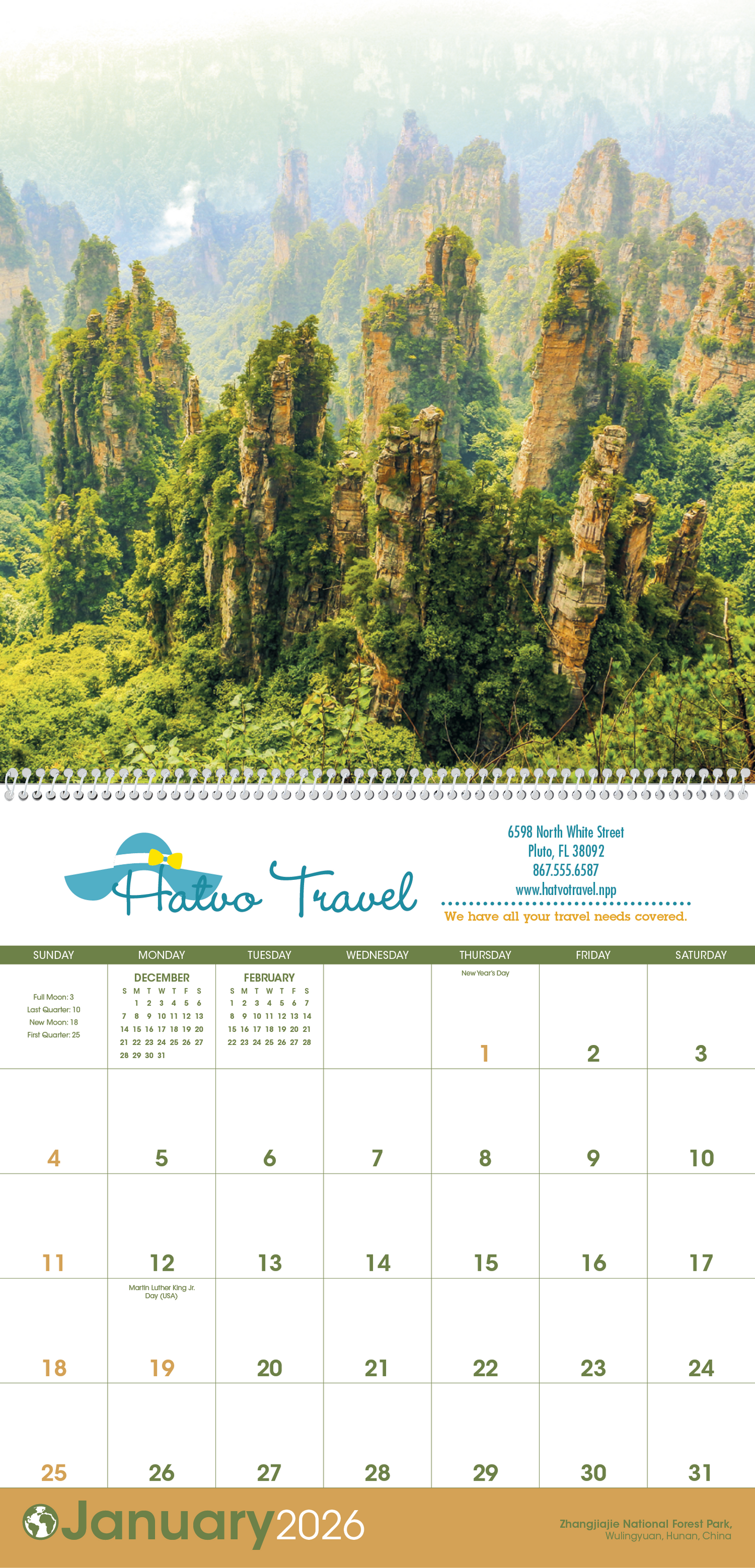 Triumph Calendars World Scenic Calendar-2101